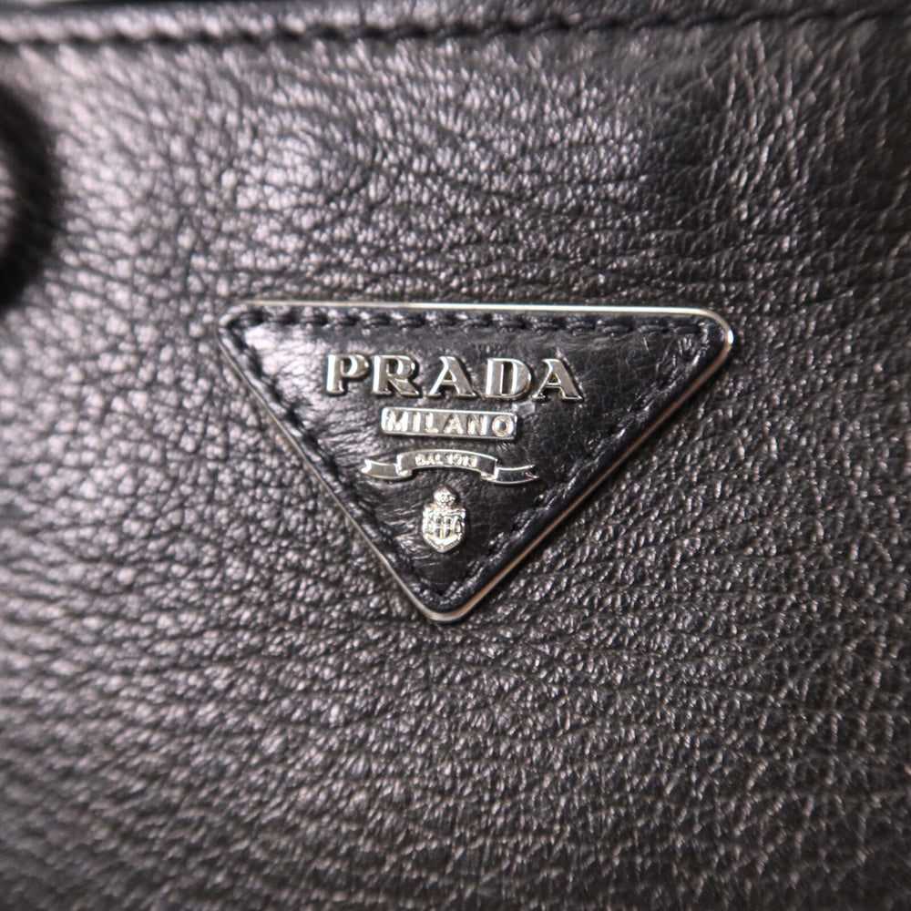 Prada Vitello Phenix Tote Black - 7