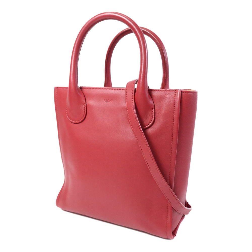 Chloe Joyce Small 2WAY Tote Red - 3