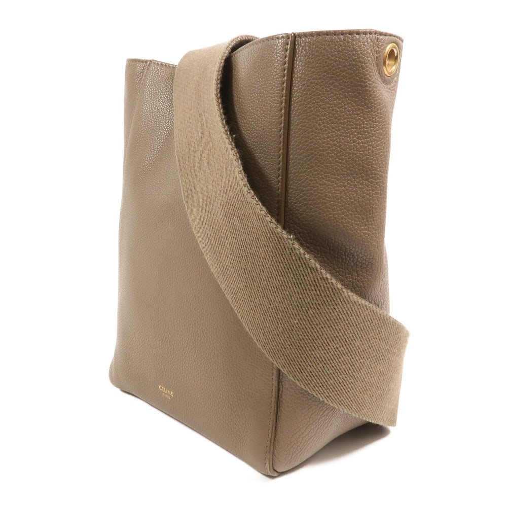 Celine Sangle Bucket Bag Grey - 3