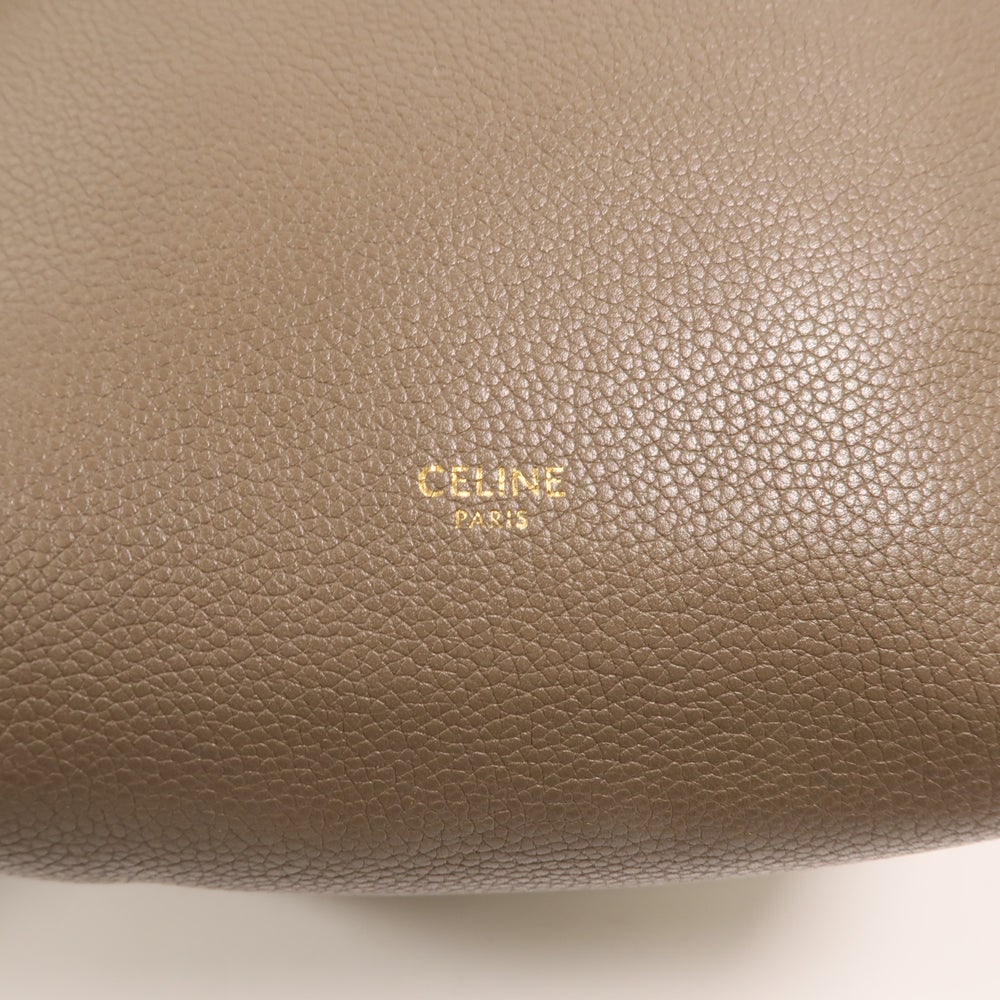 Celine Sangle Bucket Bag Grey - 6