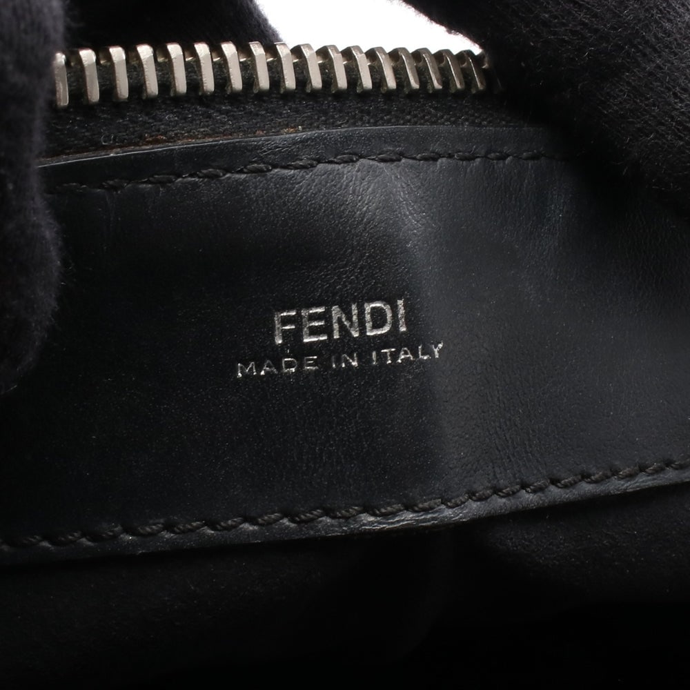 Fendi Dotcom 2WAY Handbag Black - 4