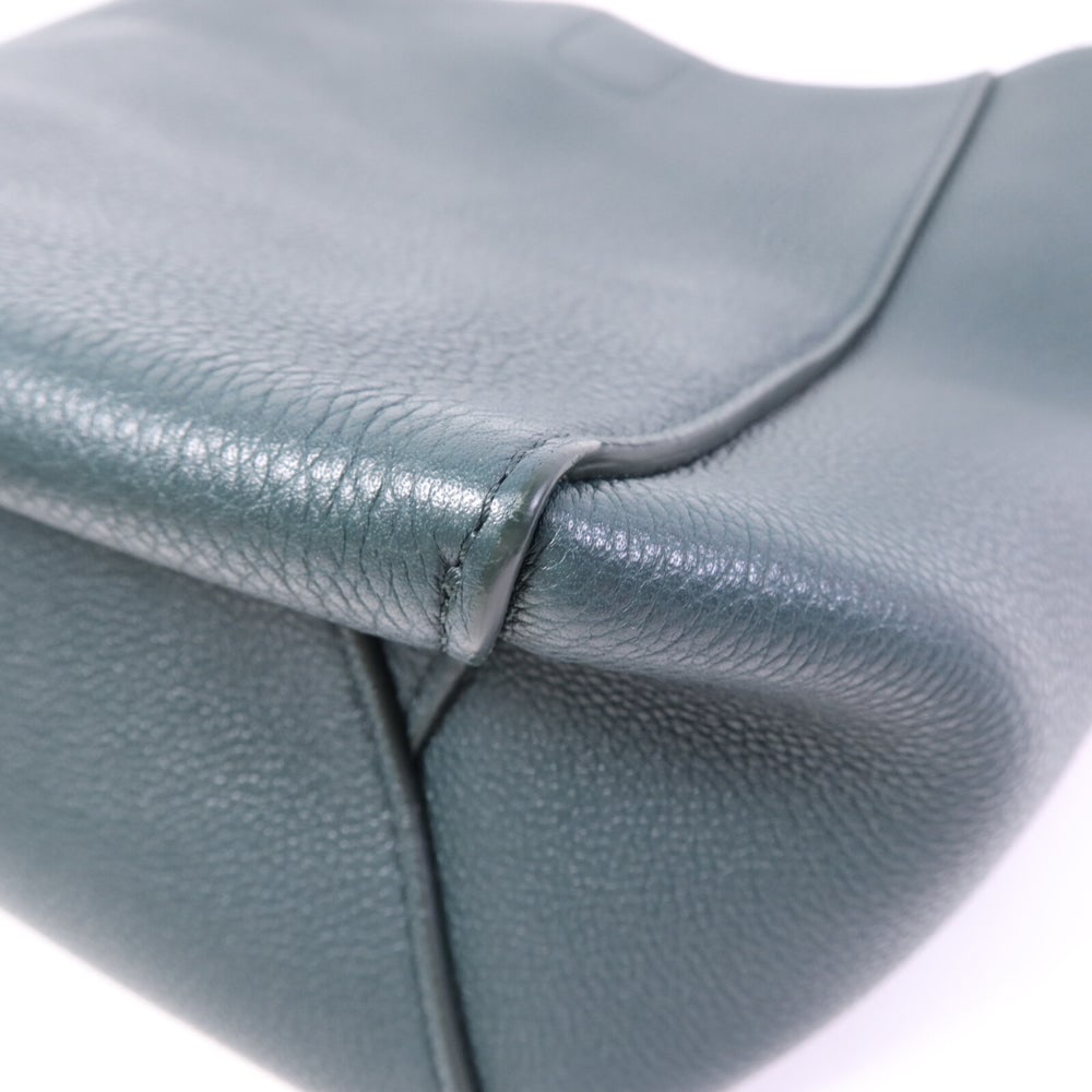 Celine Small Sangle Bucket Green - 11