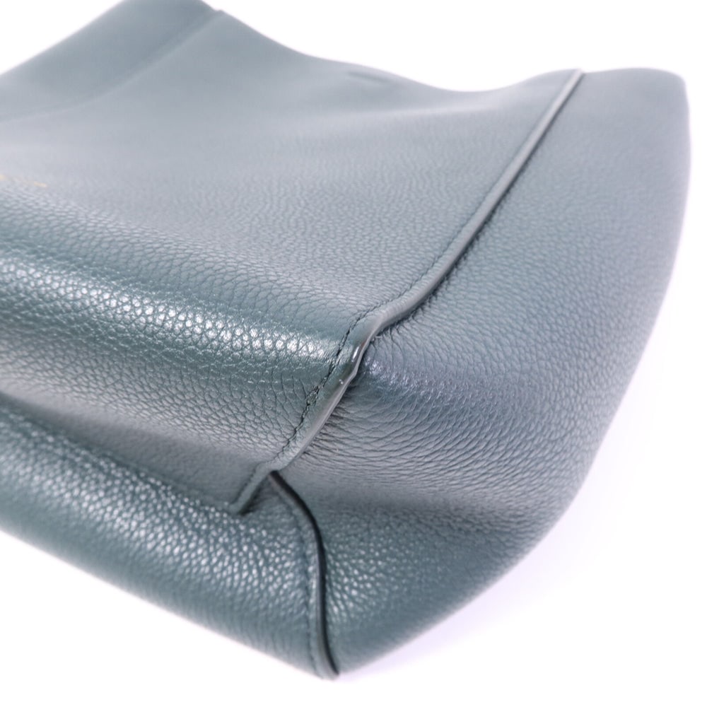 Celine Small Sangle Bucket Green - 13