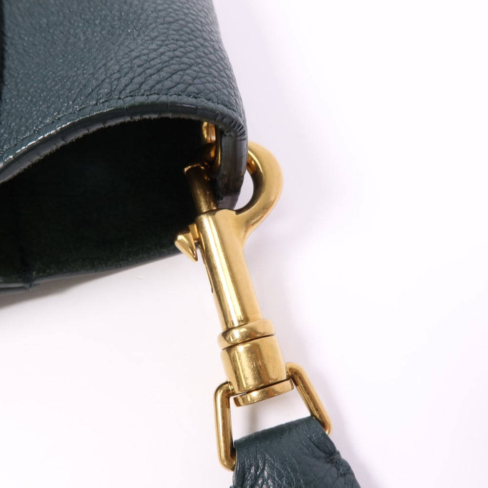 Celine Small Sangle Bucket Green - 7