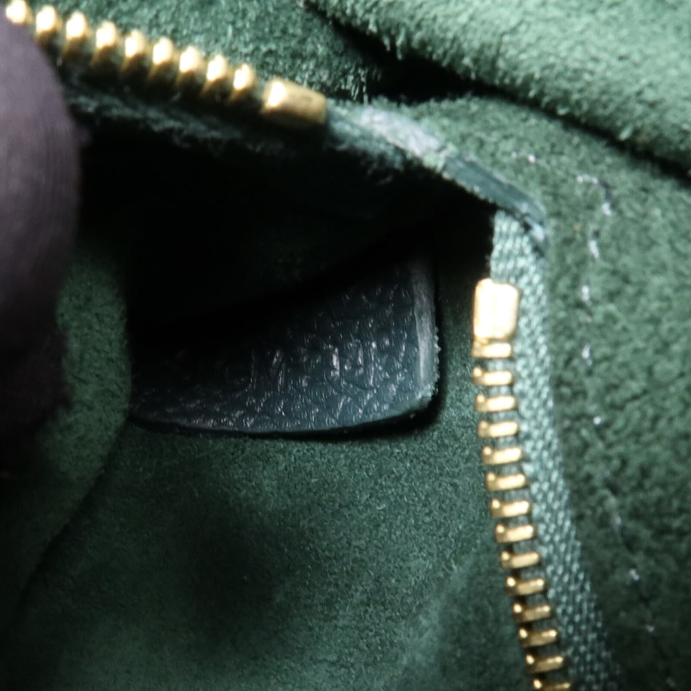 Celine Small Sangle Bucket Green - 8