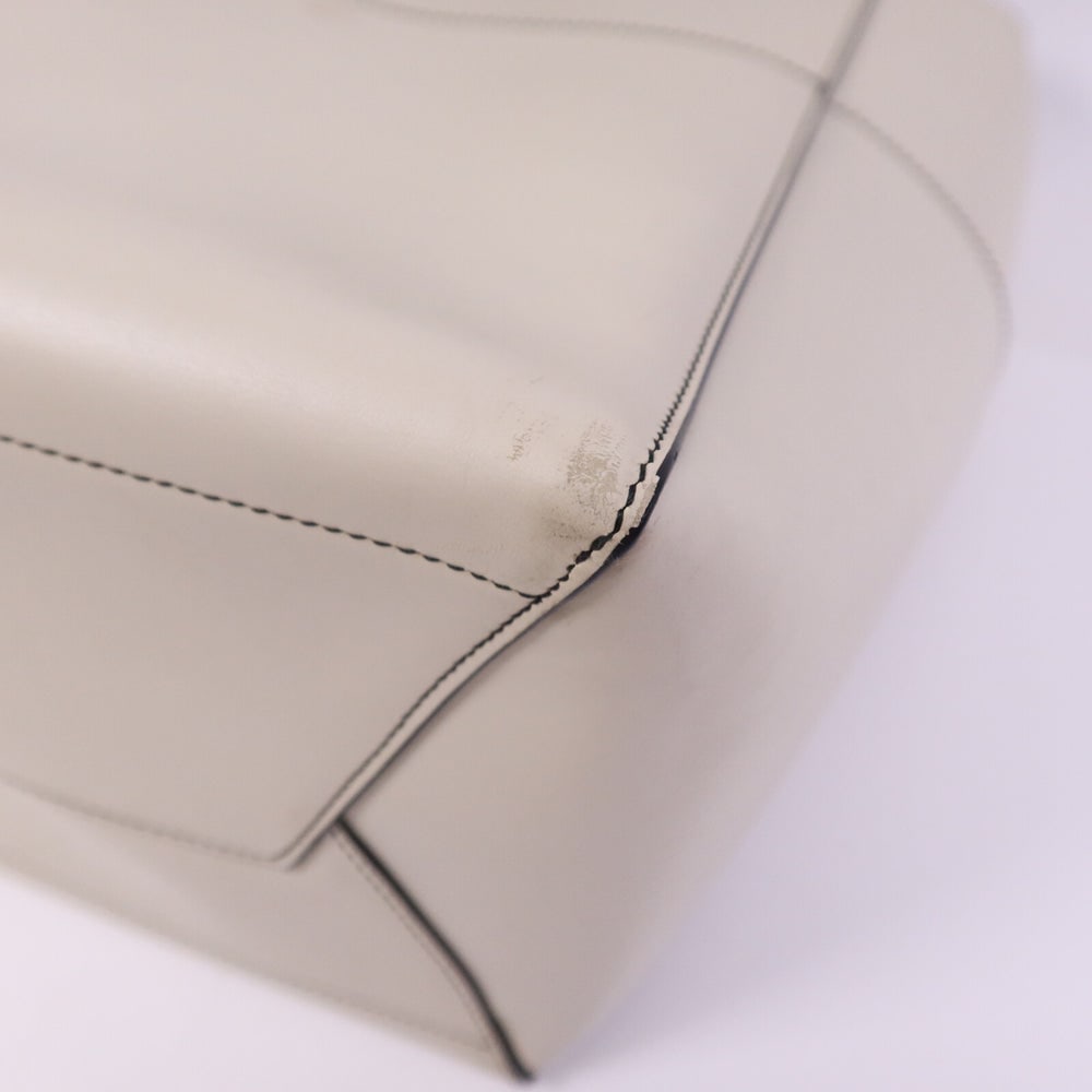 Celine Sangle Bucket Tote White - 11
