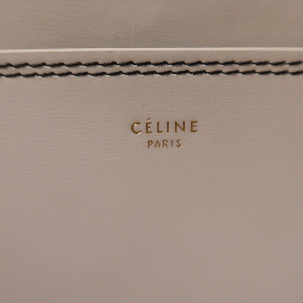 Celine Sangle Bucket Tote White - 6