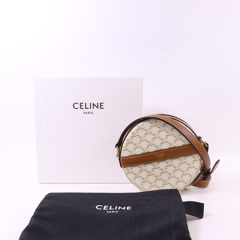 Celine Triomphe Round Shoulder Bag - 15