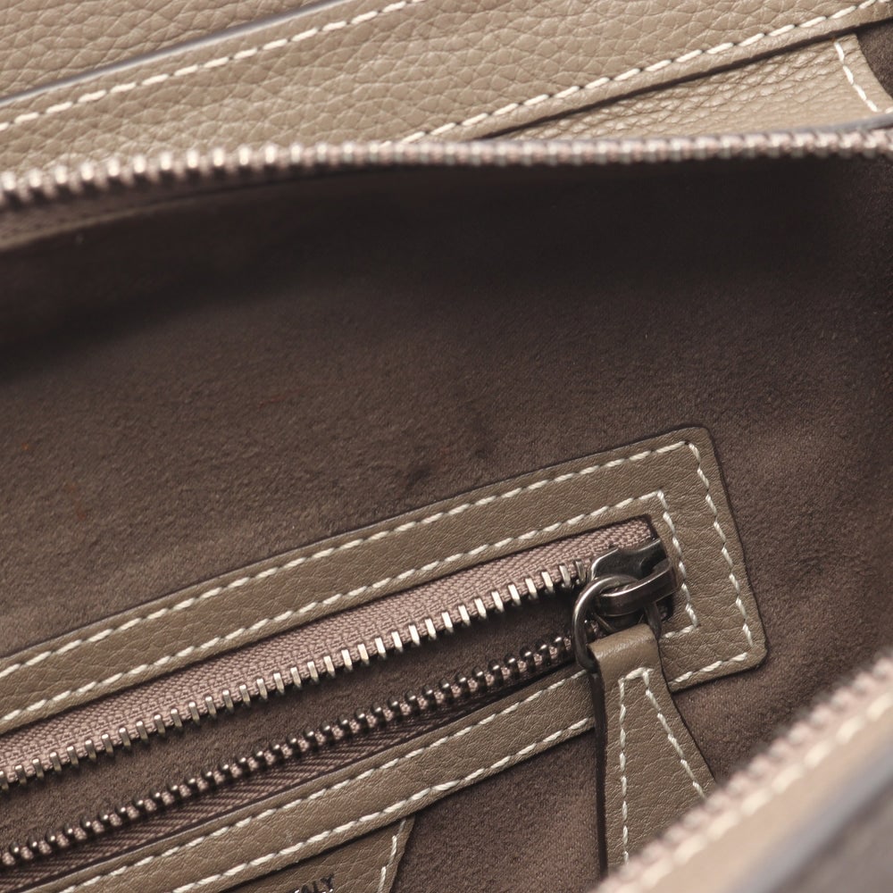 Celine Luggage Micro Shopper Gray - 10