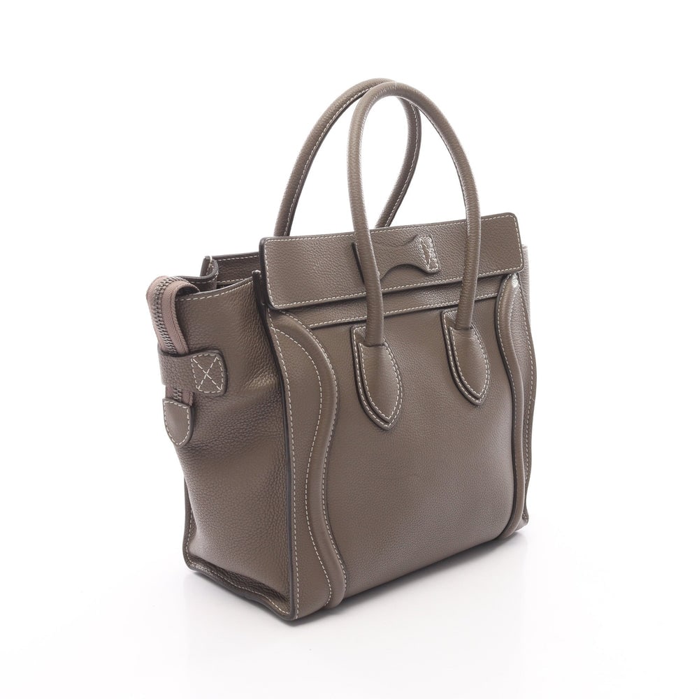Celine Luggage Micro Shopper Gray - 2