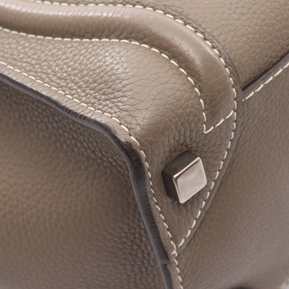 Celine Luggage Micro Shopper Gray - 5