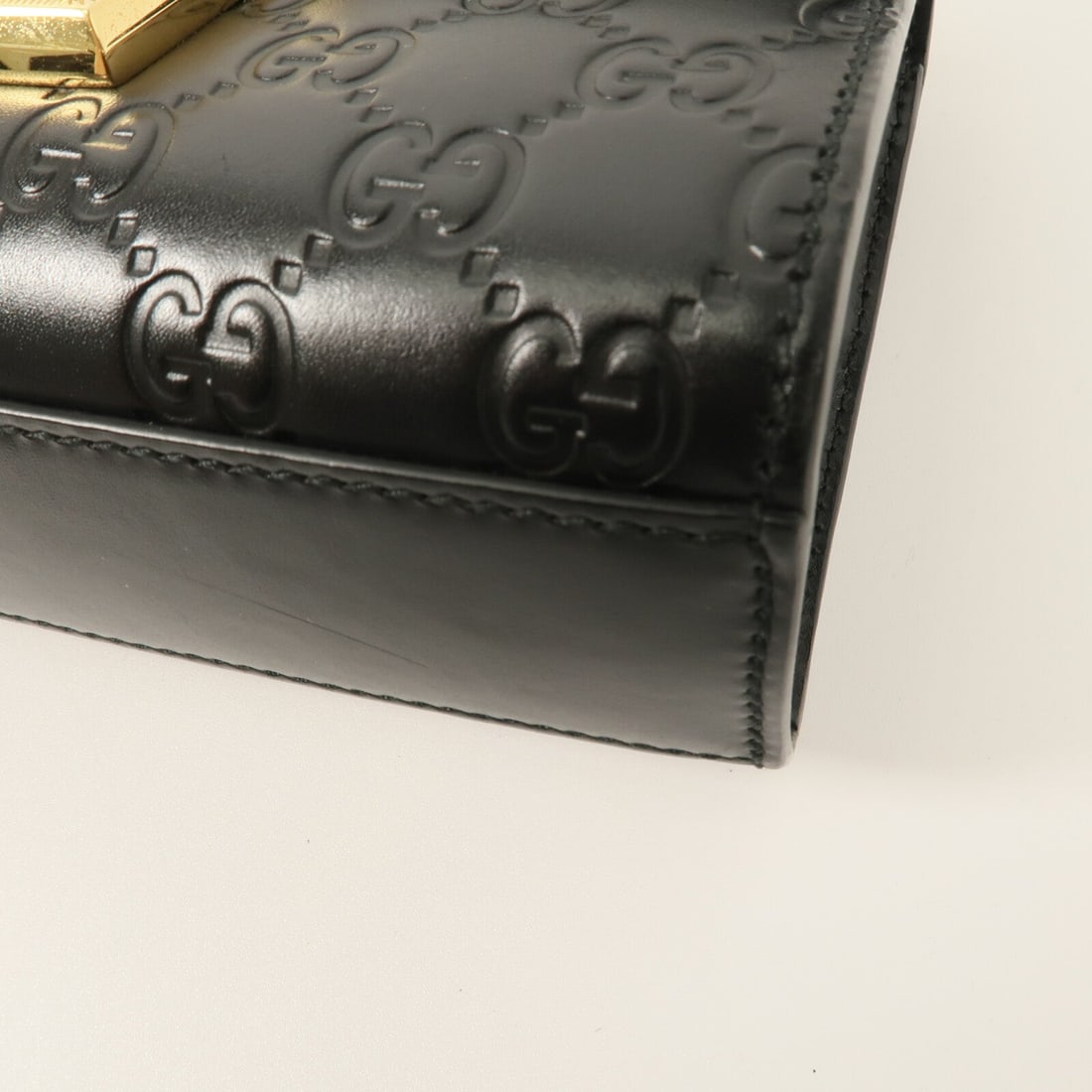 Gucci Padlock Chain Shoulder Black - 11