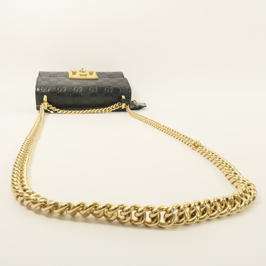 Gucci Padlock Chain Shoulder Black - 9