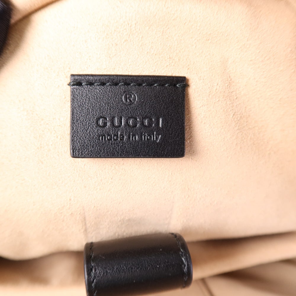 Gucci Lambskin Backpack Black - 6