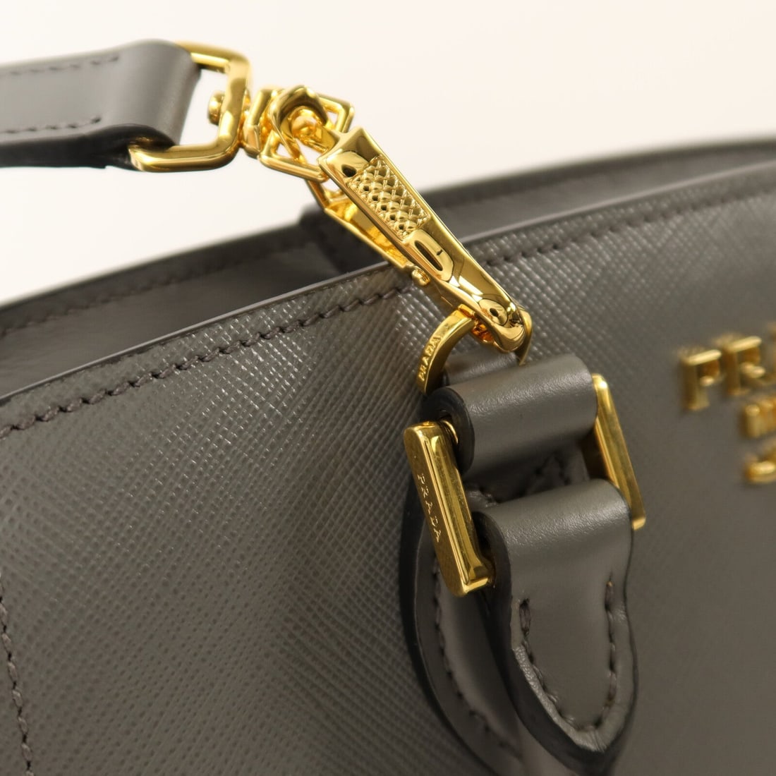 Prada Borsa A Mano Grey - 11