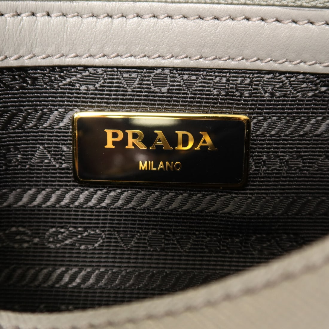 Prada Borsa A Mano Grey - 6