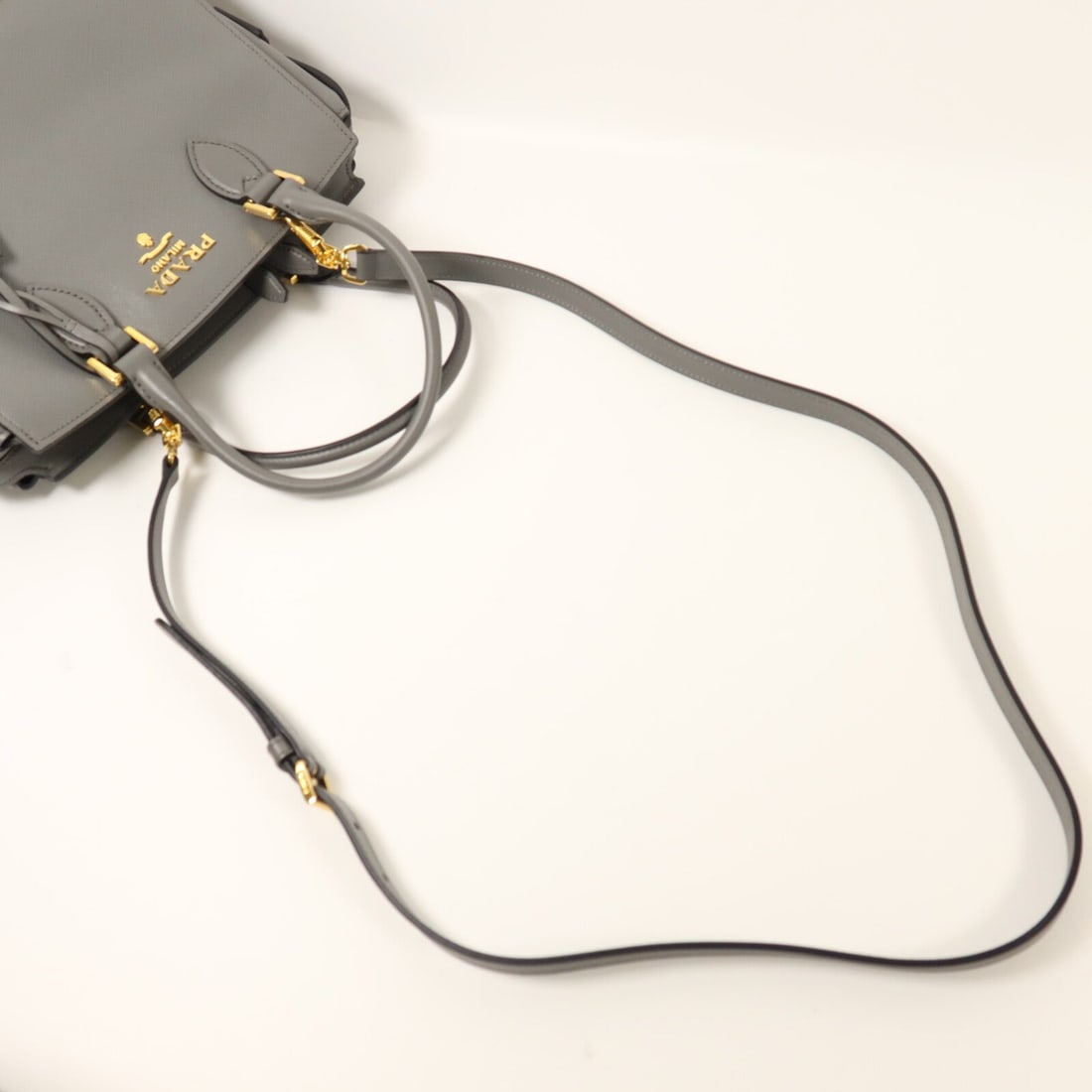 Prada Borsa A Mano Grey - 8