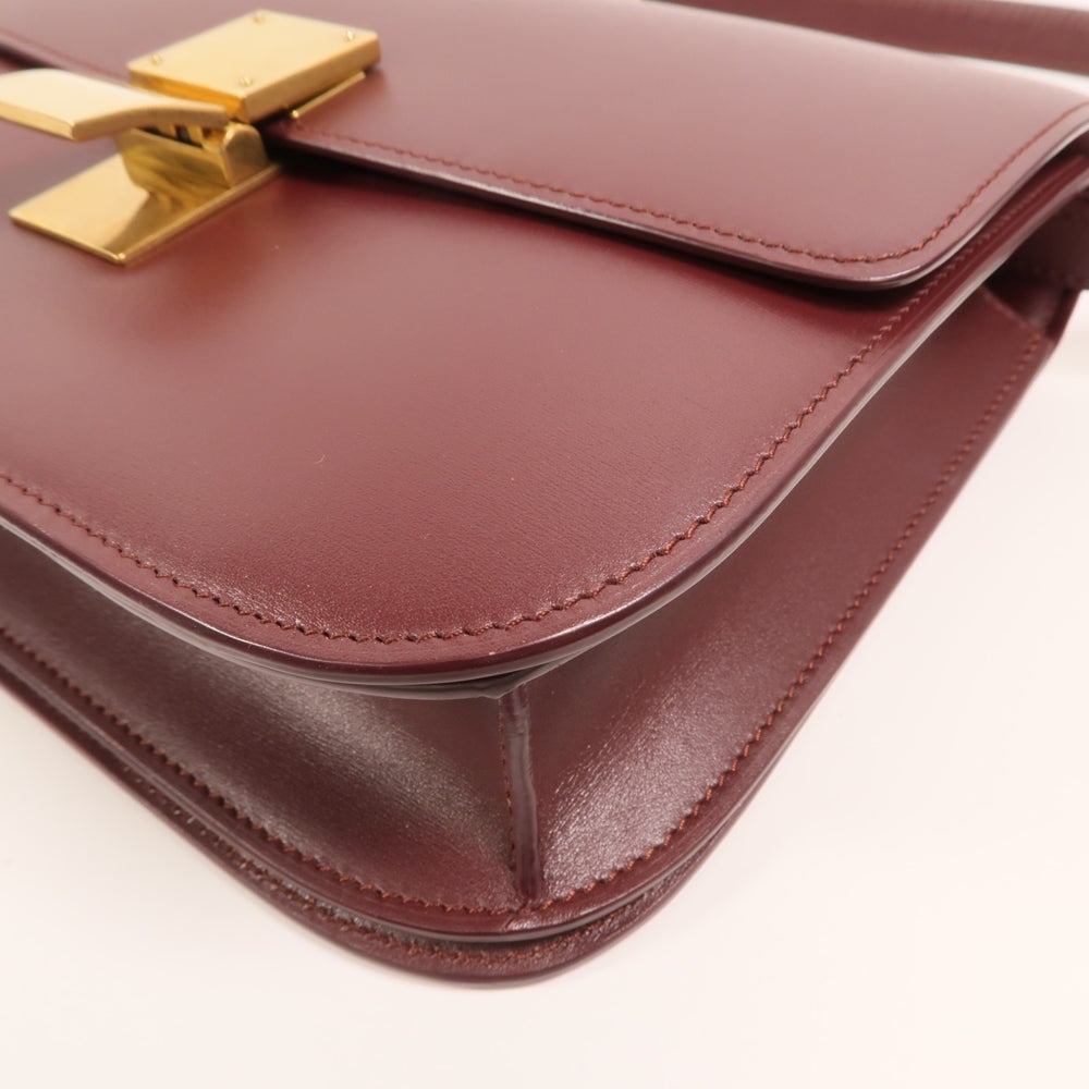 Celine Classic Box Shoulder Bag Red - 10