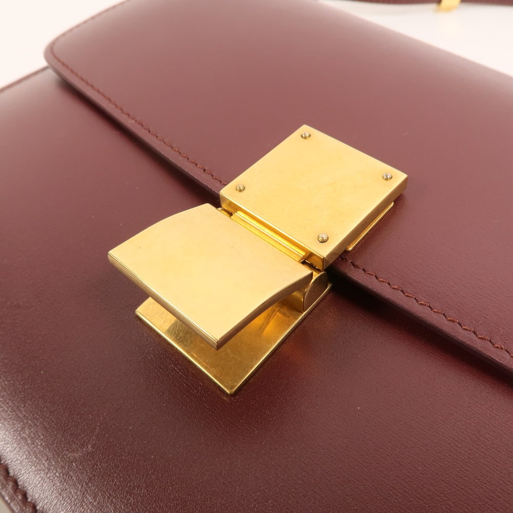 Celine Classic Box Shoulder Bag Red - 14