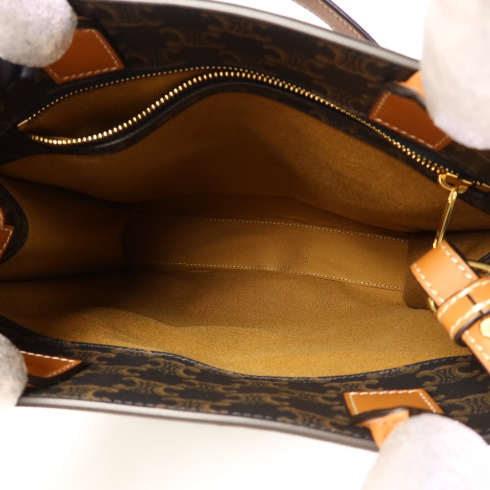 Celine Triomphe Cabas 2-Way Brown - 6
