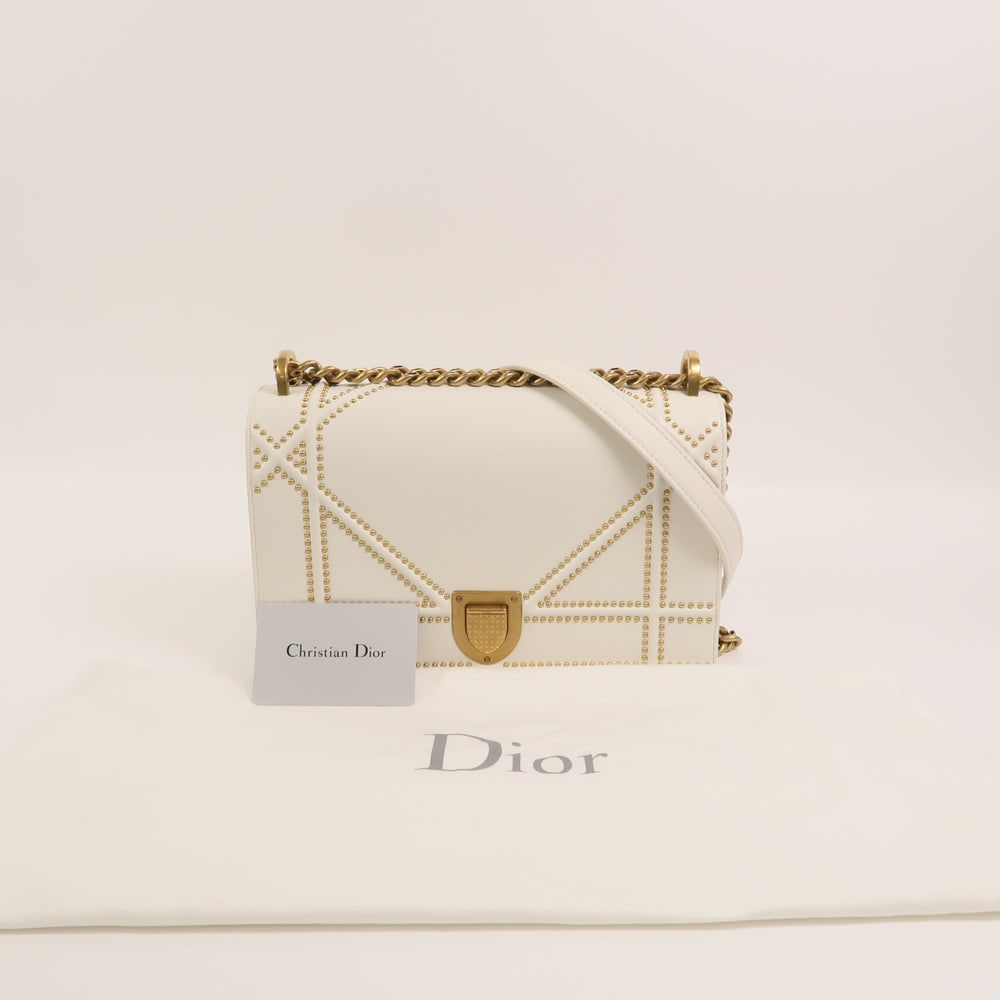 Dior Chain Shoulder White - 12