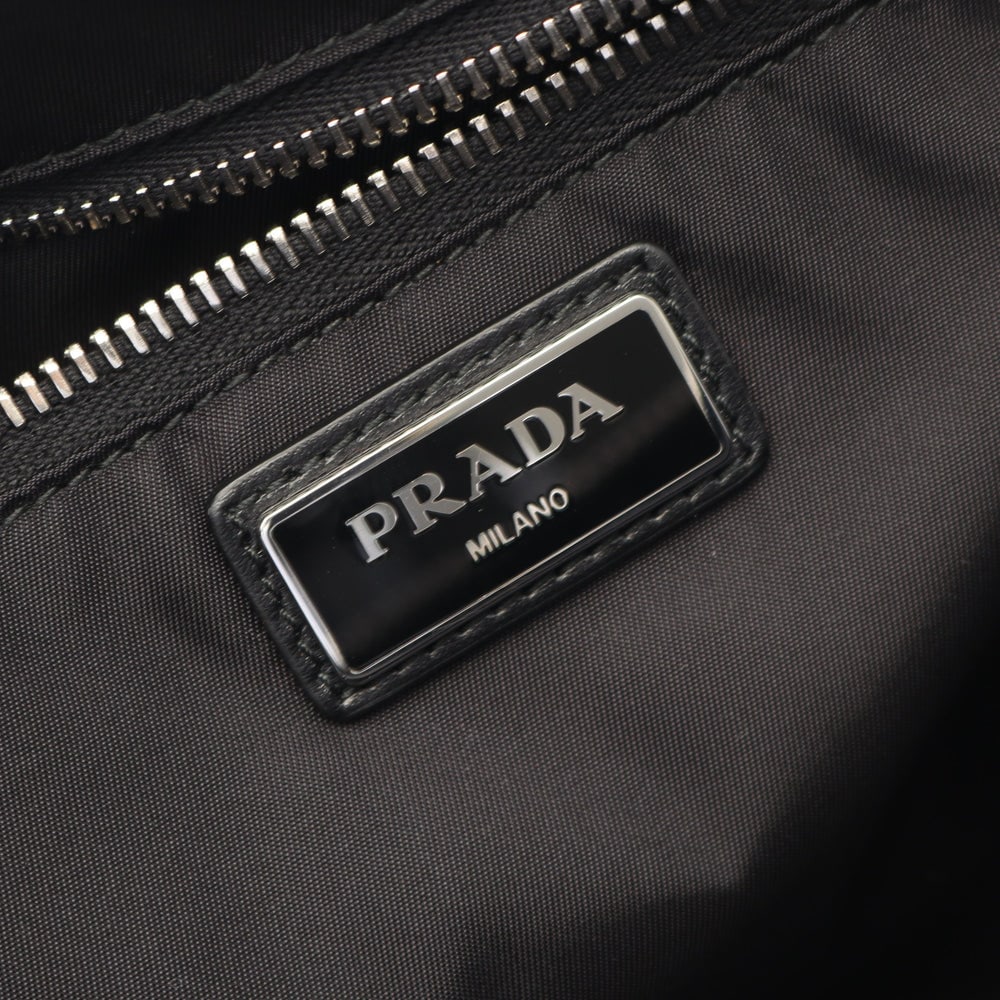 Prada Tessuto Pocket Backpack Black - 4