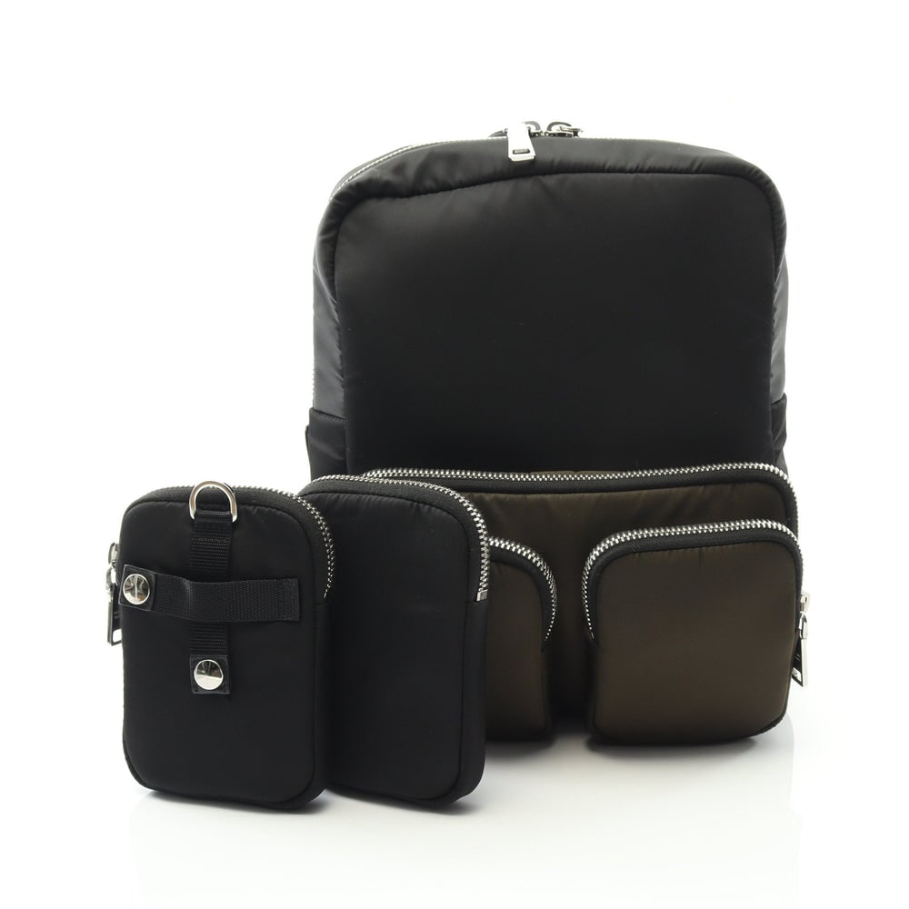 Prada Tessuto Pocket Backpack Black - 5