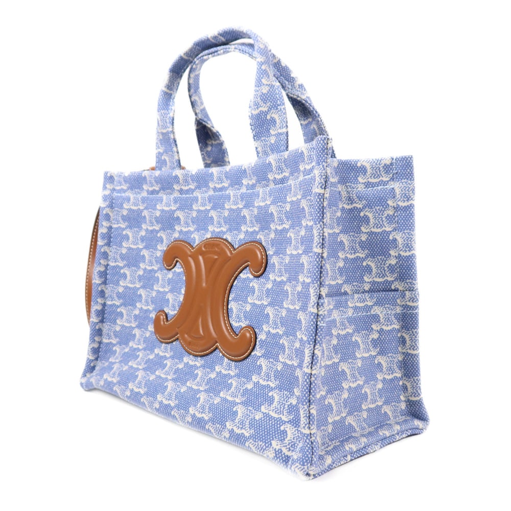 Celine Small Cabas Thais Blue - 3