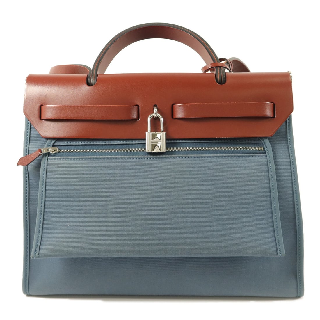 Hermes Herbag PM Bleu Tempete - 2