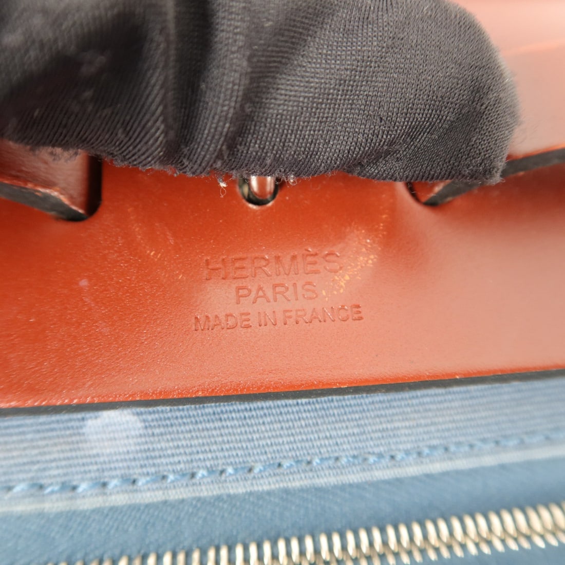 Hermes Herbag PM Bleu Tempete - 6