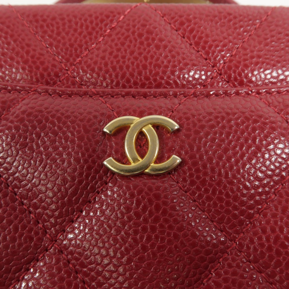 Chanel Top Handle Camera Bag Red - 10