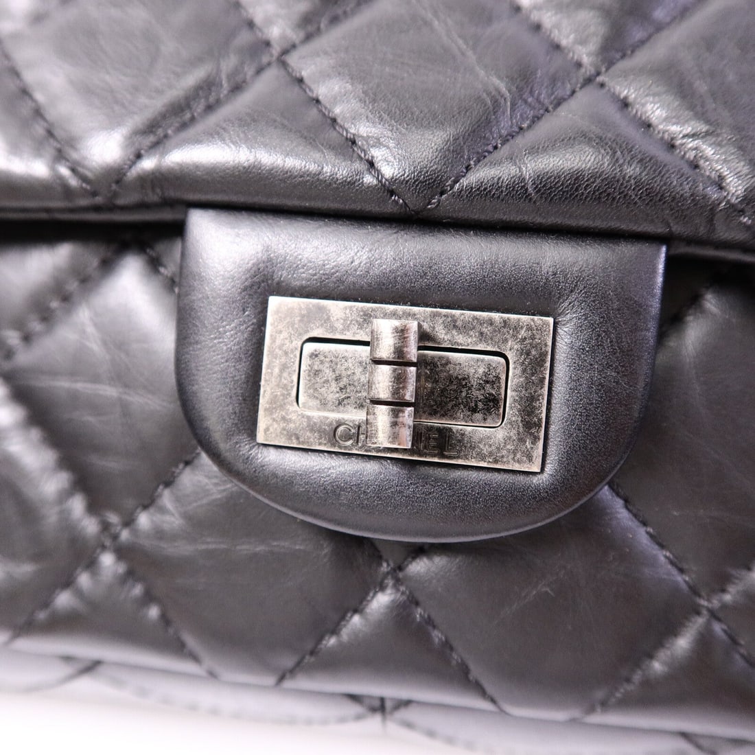 Chanel 2.55 Medium Black - 7