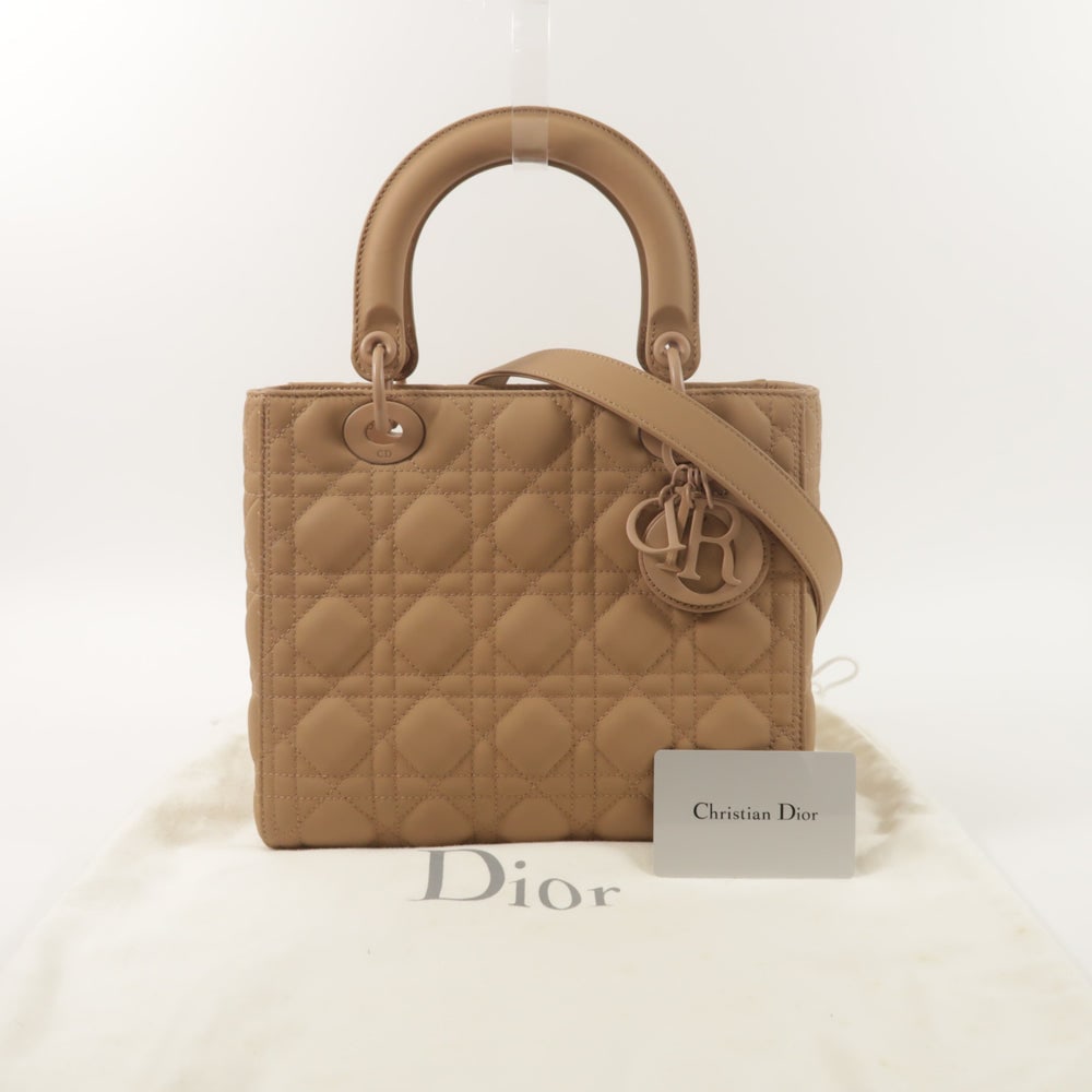 Dior Lady Dior Medium Beige - 9