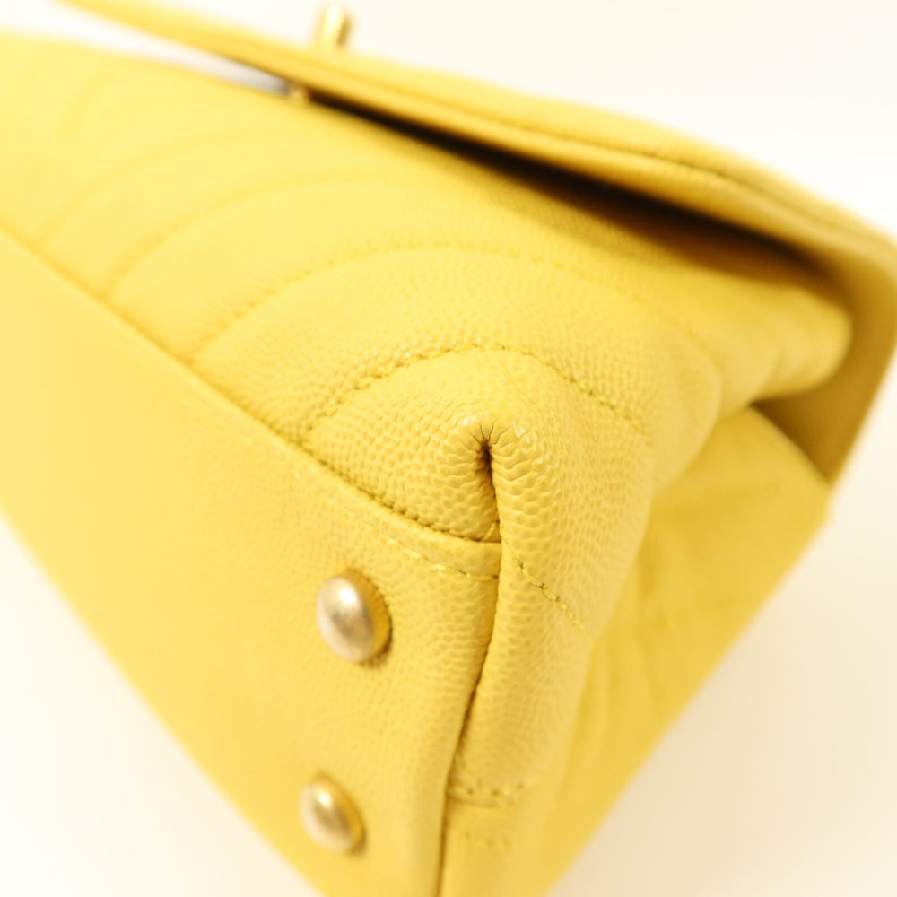 Chanel Coco Handle Small Yellow - 14