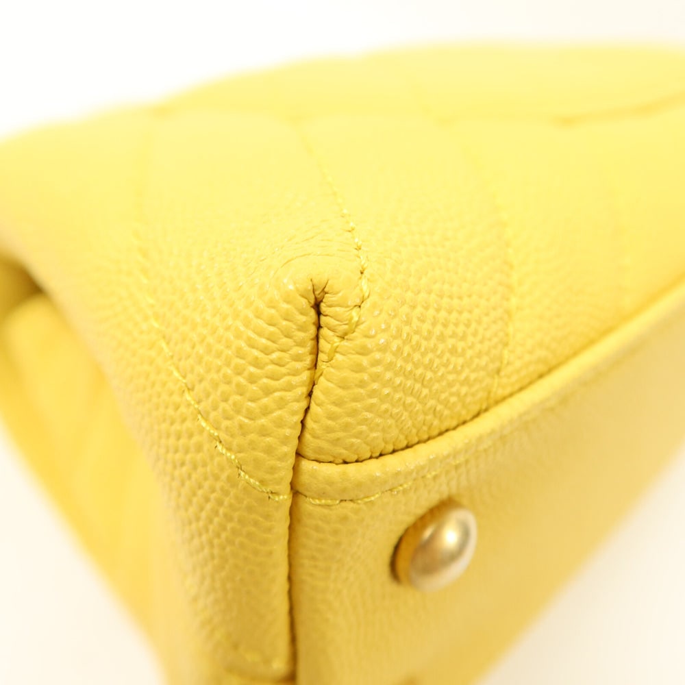 Chanel Coco Handle Small Yellow - 15