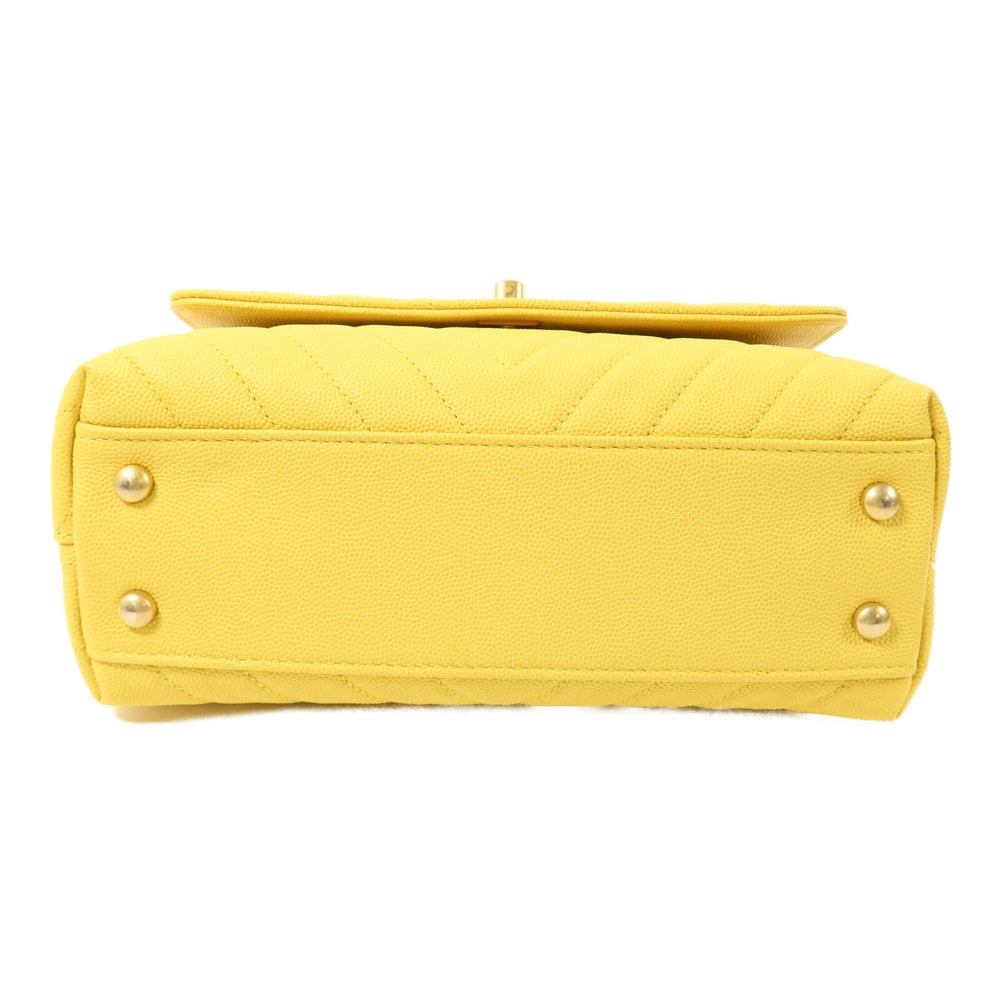 Chanel Coco Handle Small Yellow - 4