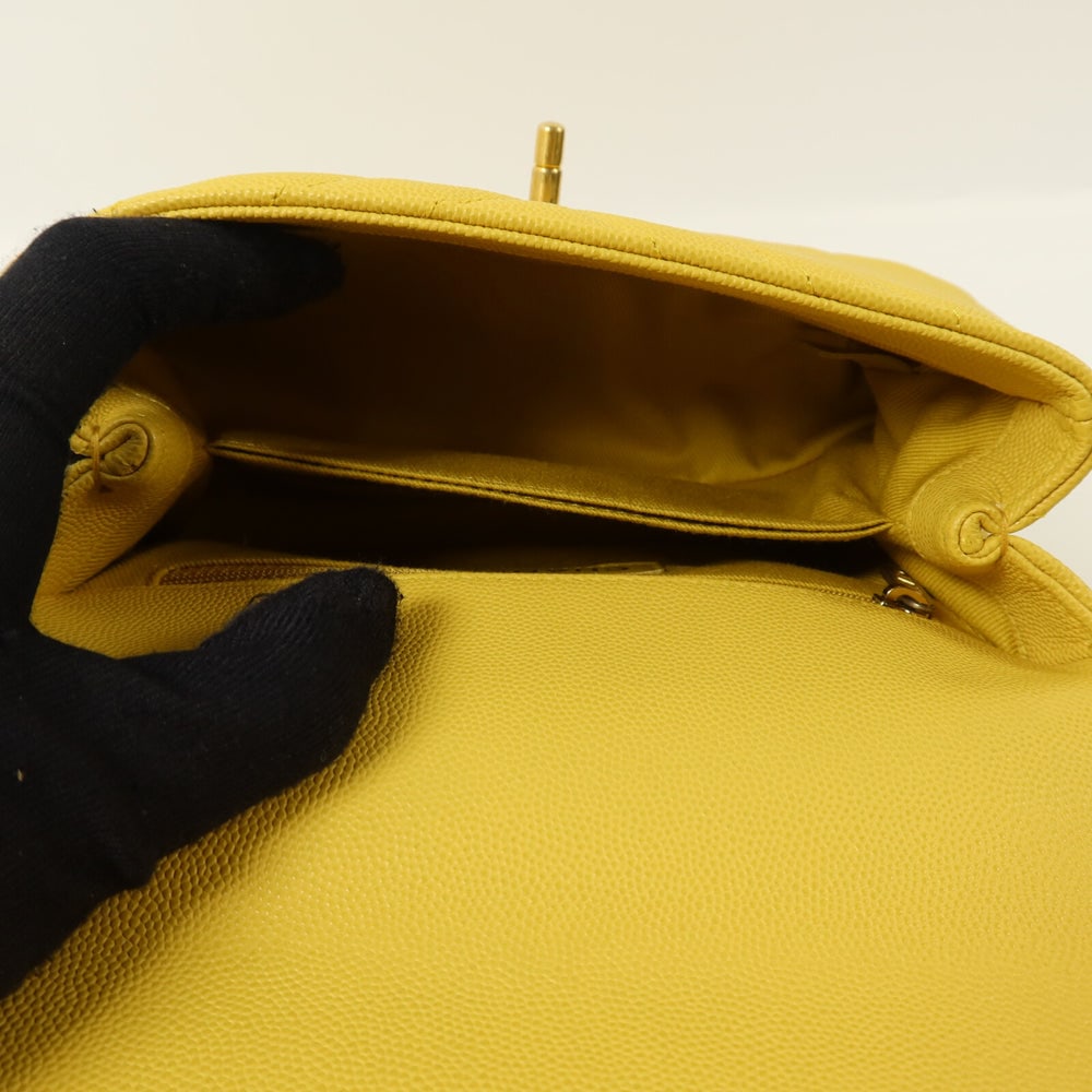 Chanel Coco Handle Small Yellow - 5