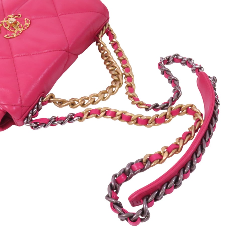 Chanel C19 Chain Bag Pink - 8