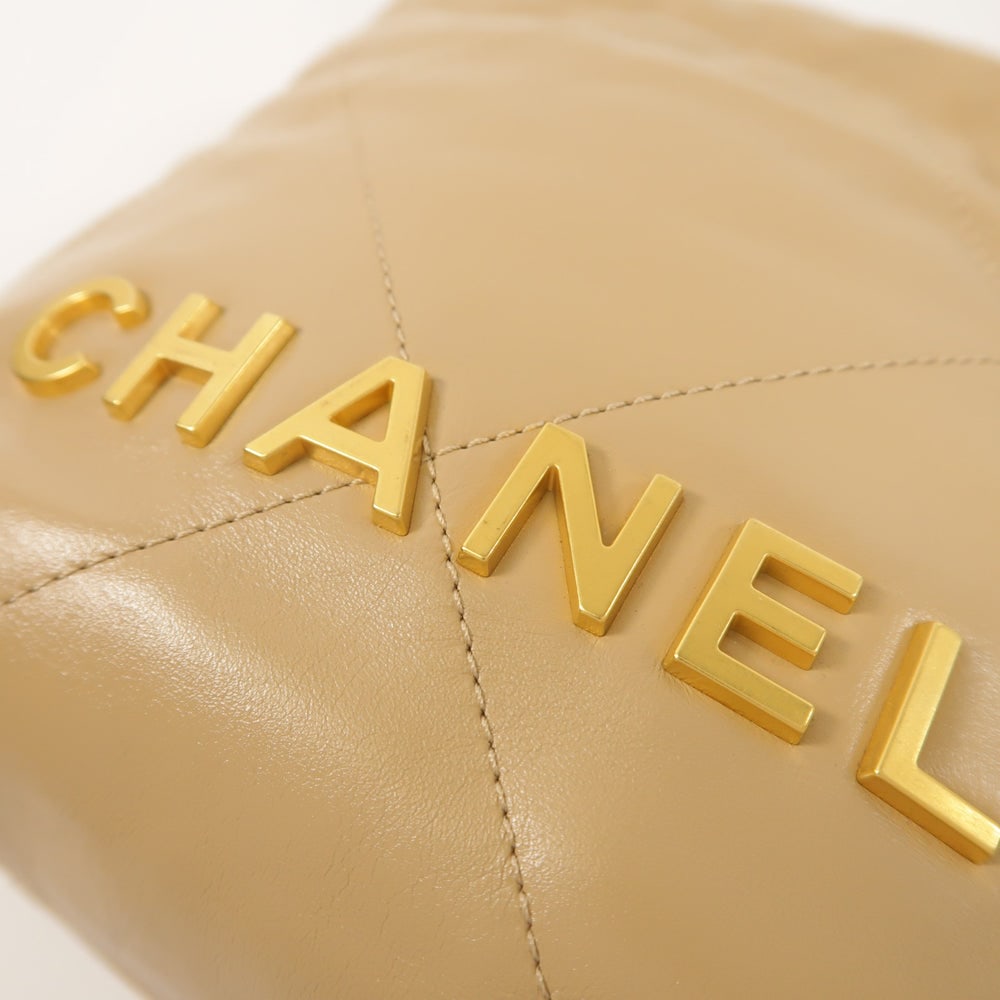 Chanel Mini 22 Beige - 10