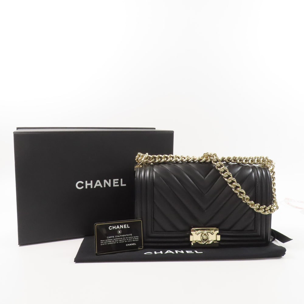 Chanel Boy 25 Black - 11