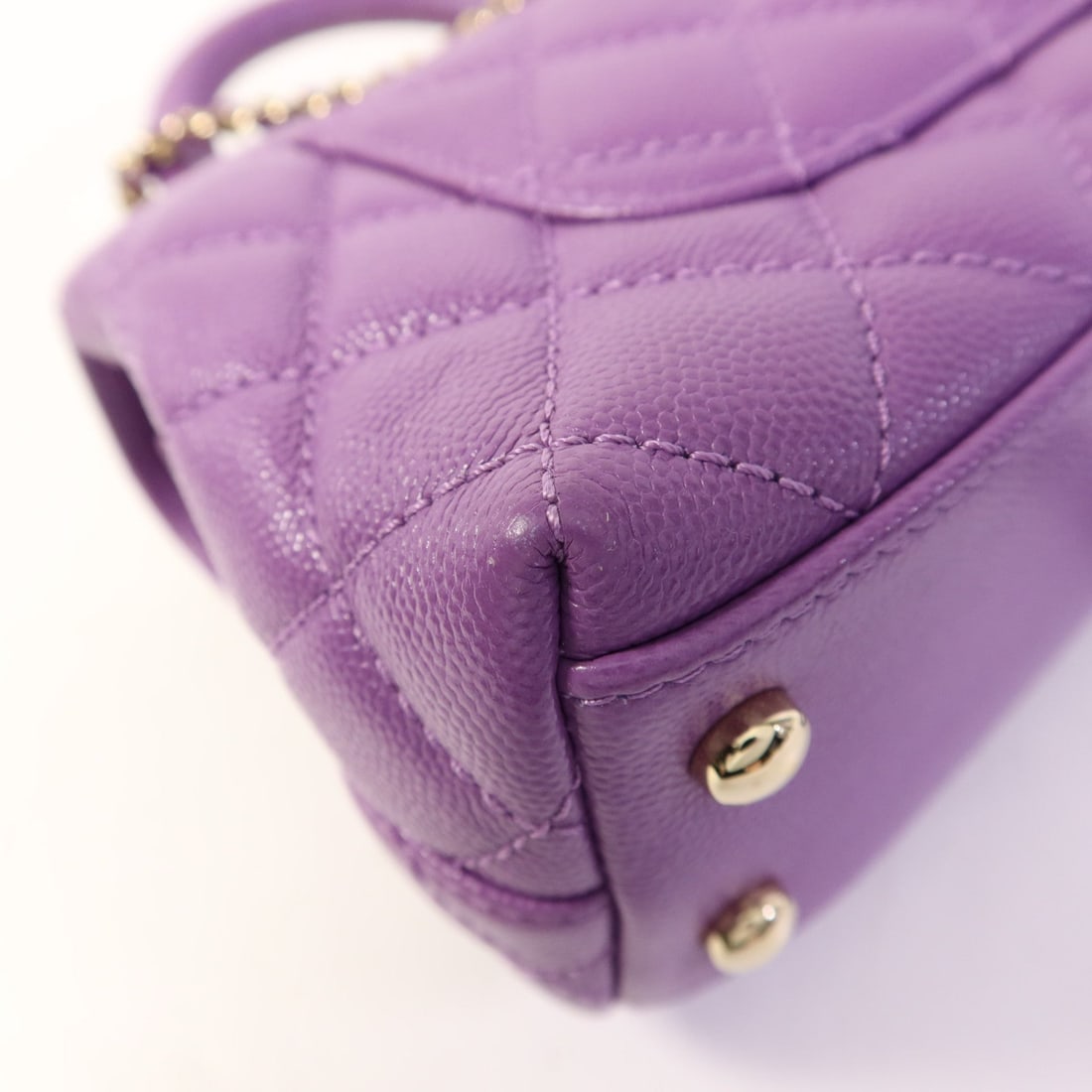 Chanel Mini Coco Handle Purple - 15