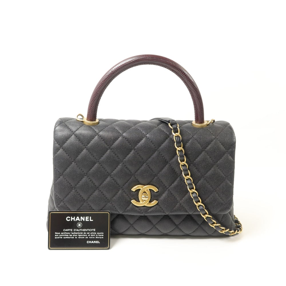 Chanel Coco Handle Medium Black - 12