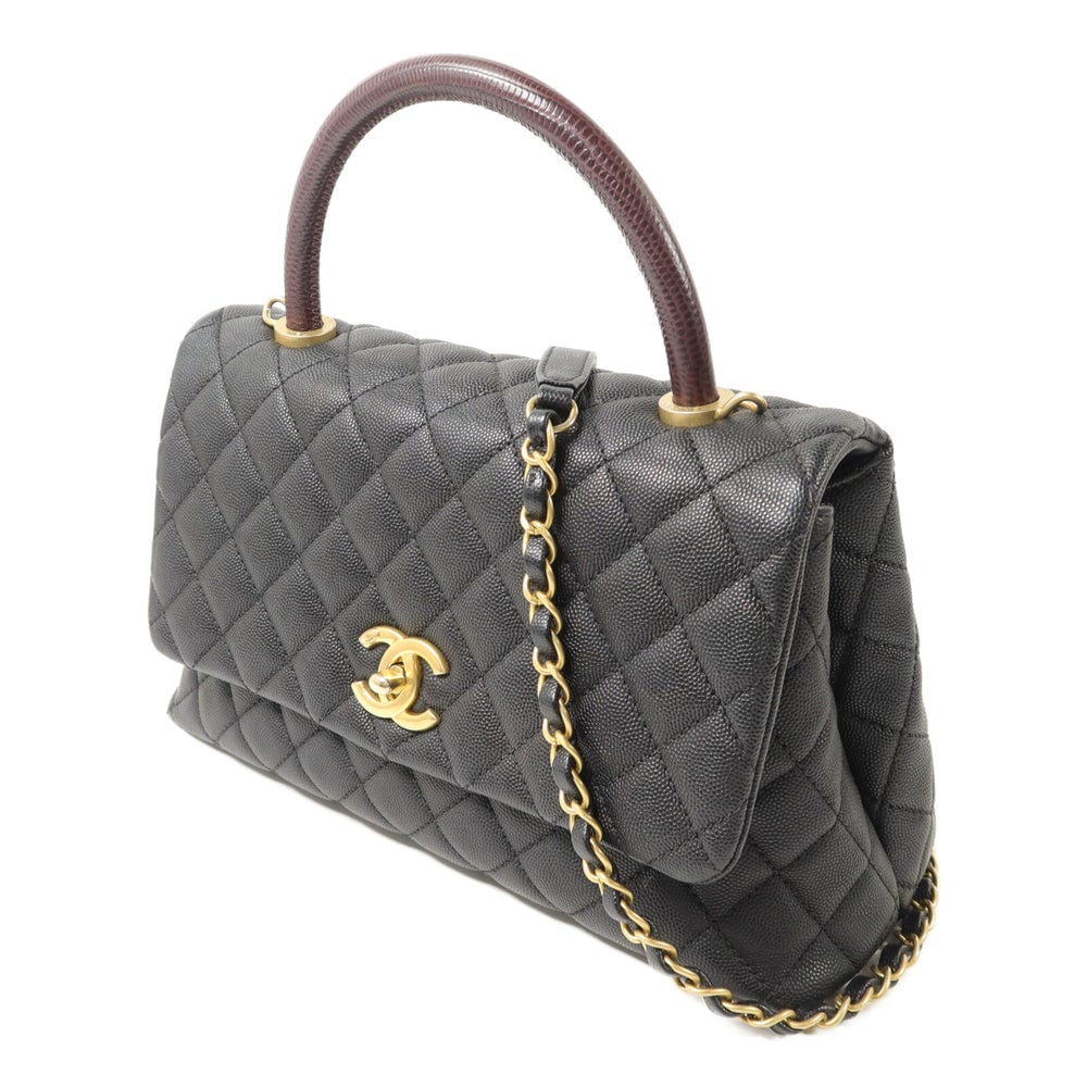 Chanel Coco Handle Medium Black - 2