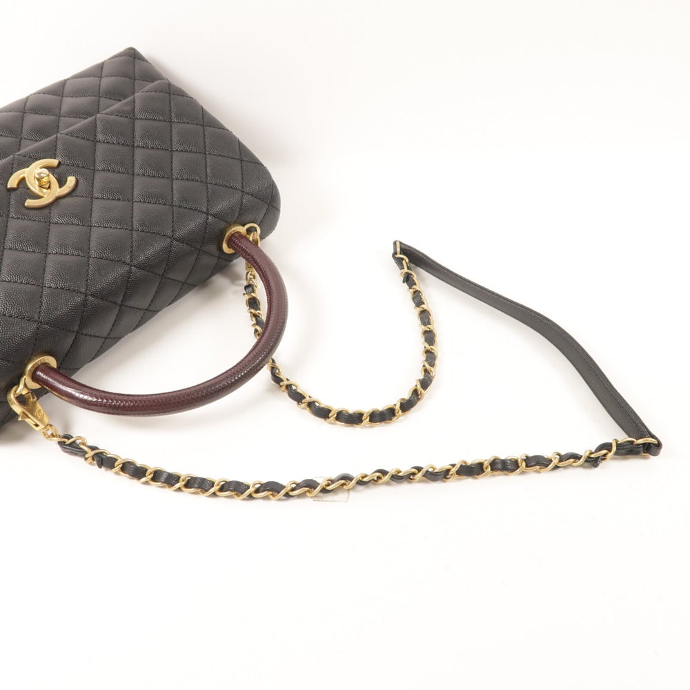 Chanel Coco Handle Medium Black - 11