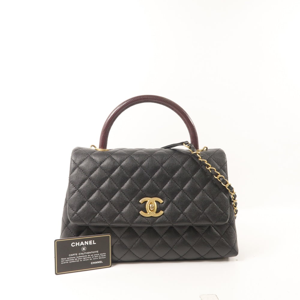 Chanel Coco Handle Medium Black - 12