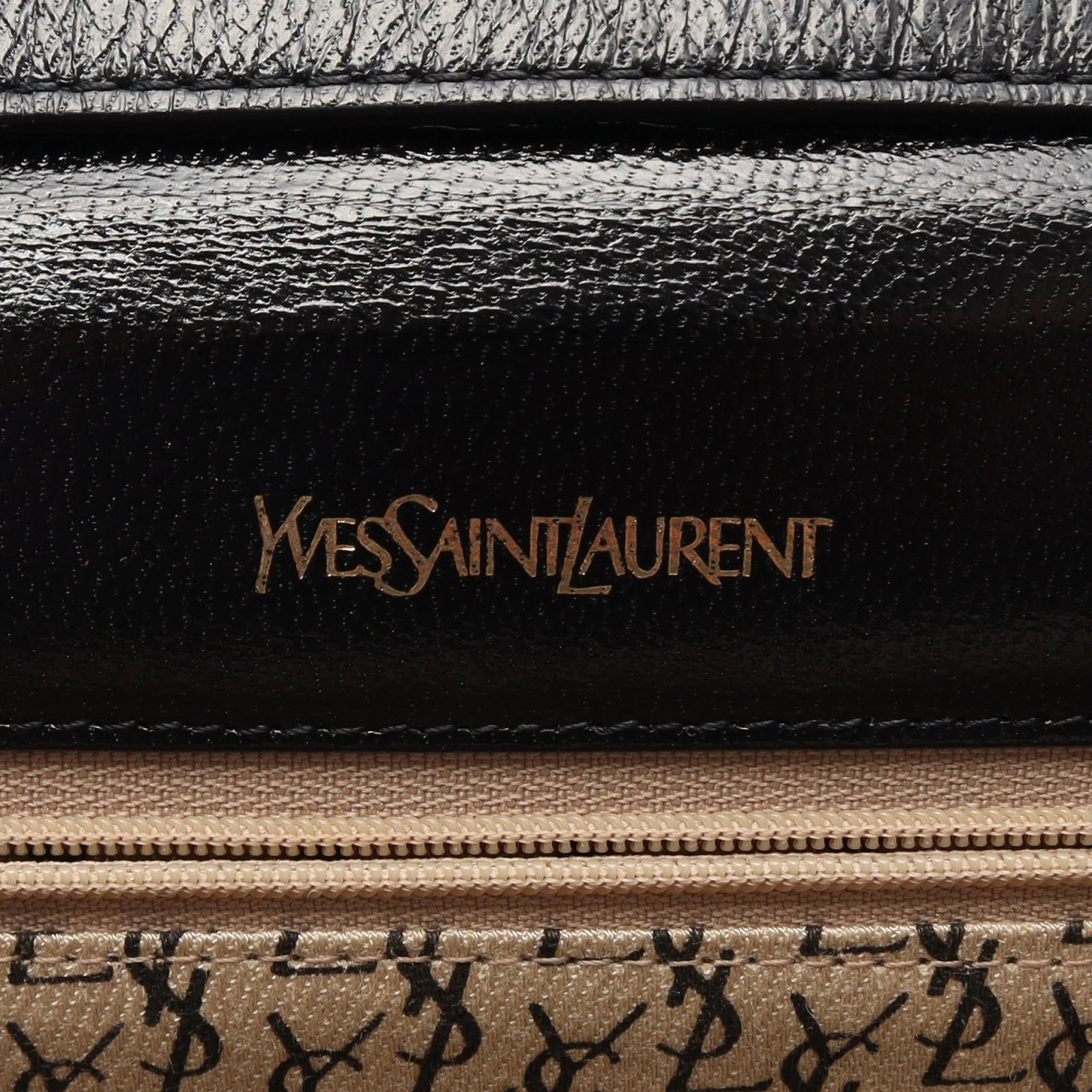 YSL Lizard Embossed Leather Shoulder Bag - 4