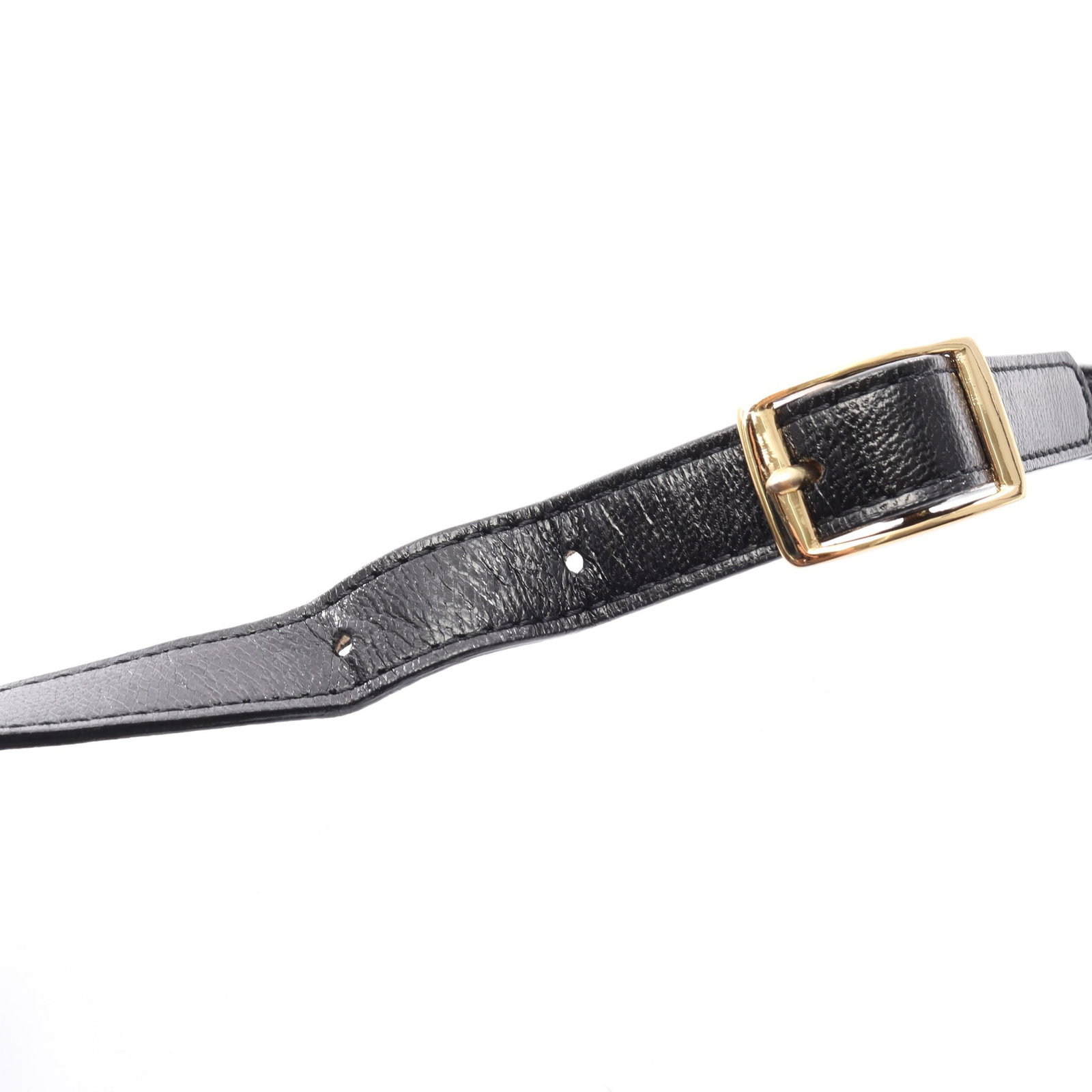 YSL Lizard Embossed Leather Shoulder Bag - 7