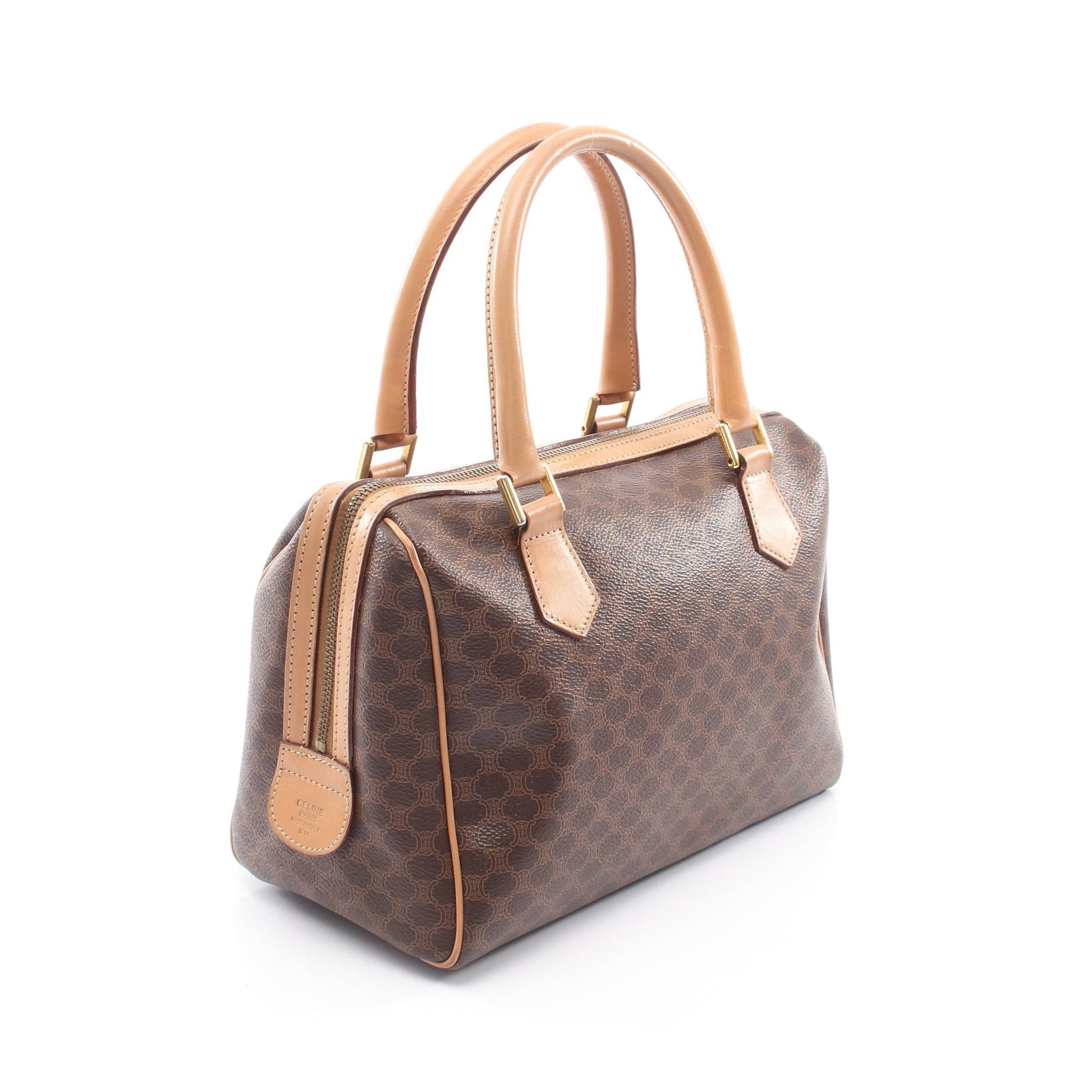 Celine Macadam 2WAY Handbag Brown - 2