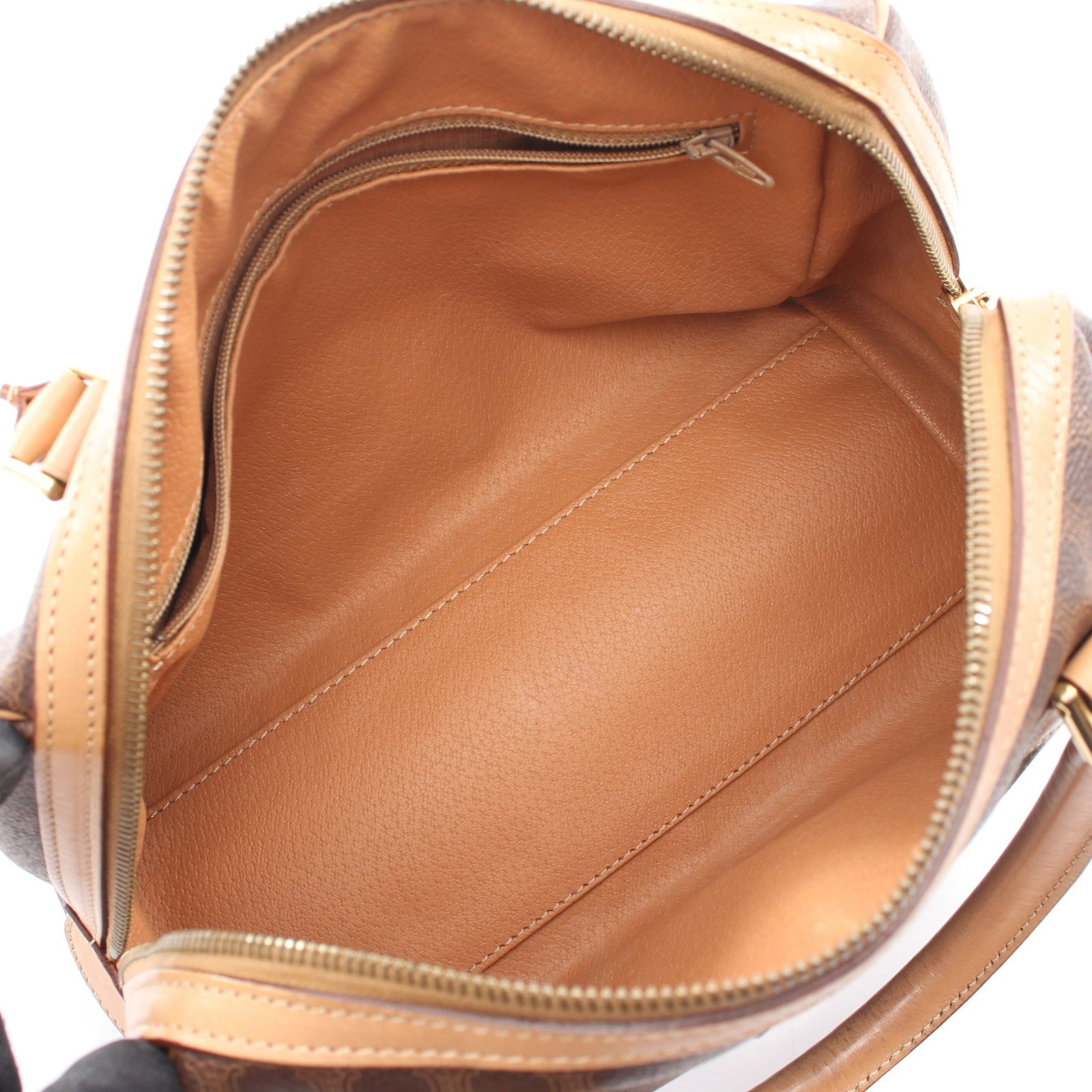 Celine Macadam 2WAY Handbag Brown - 3