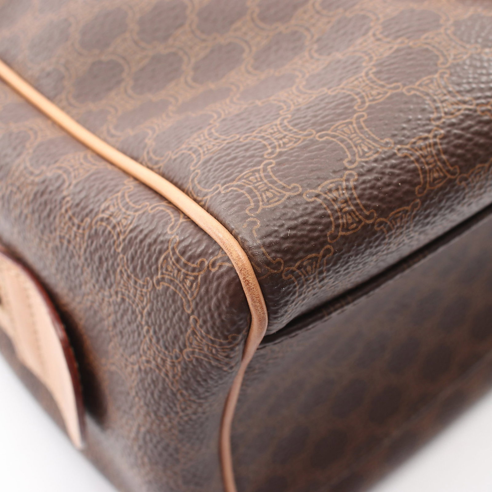 Celine Macadam 2WAY Handbag Brown - 7